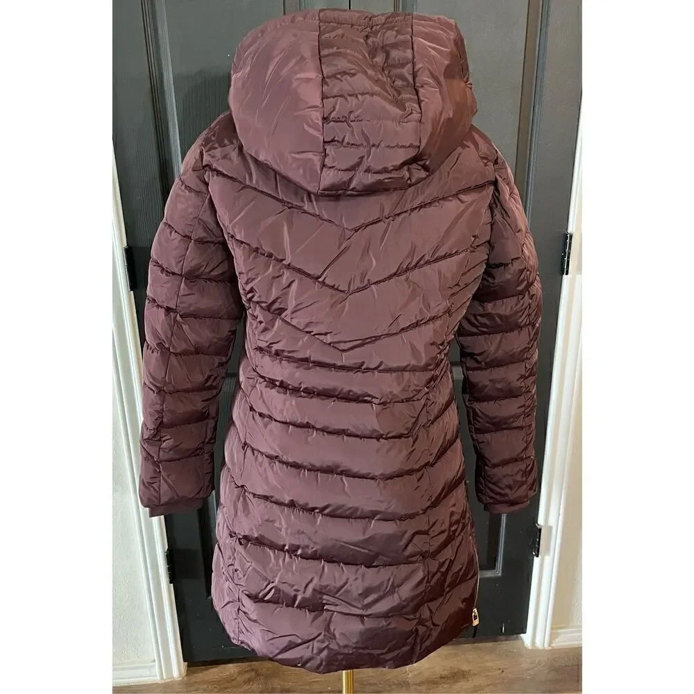 Tommy Hilfiger Women's Zip-up Long Puffer Coat